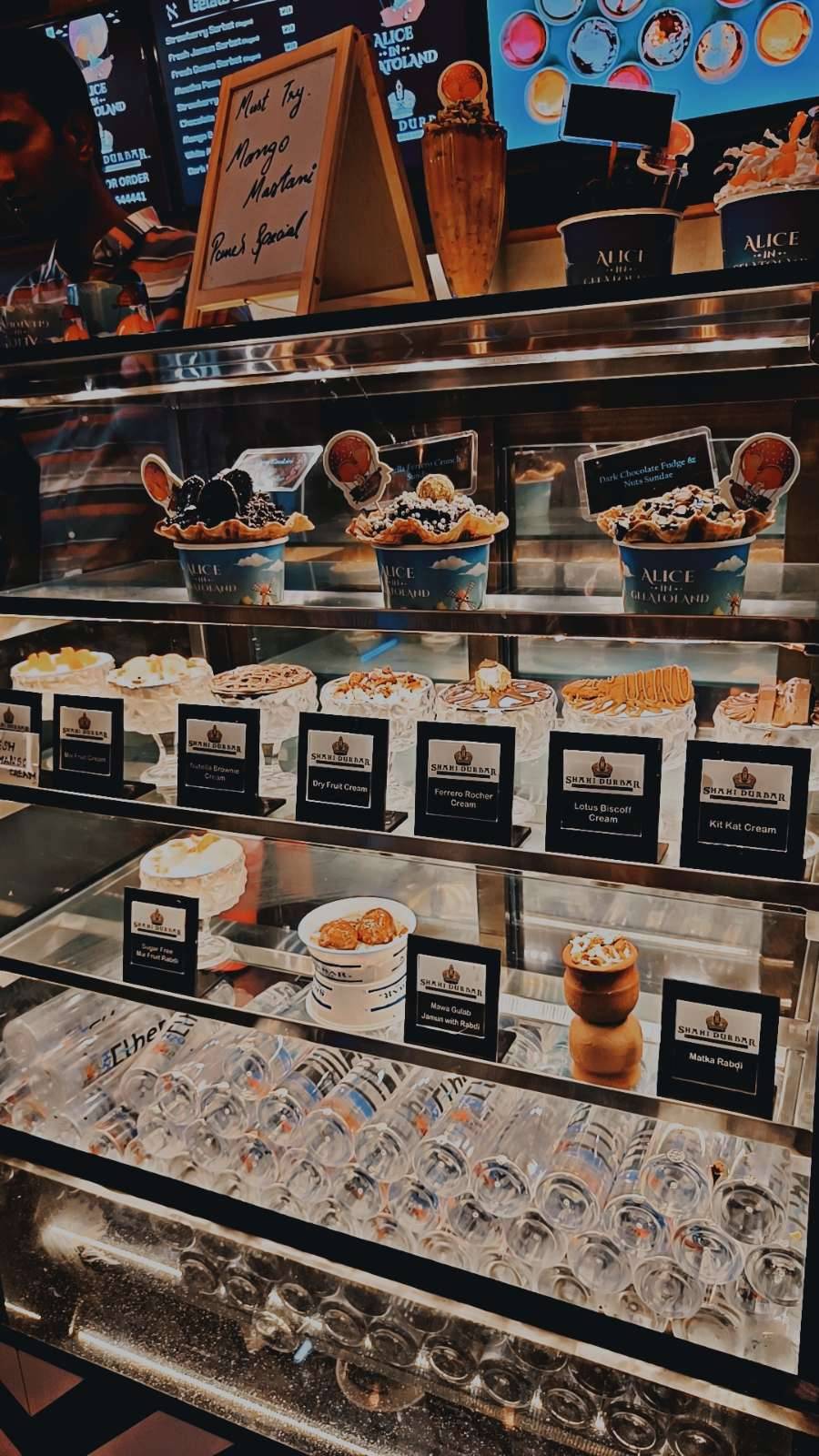 Alice in Gelatoland by Shahi Durbar menu