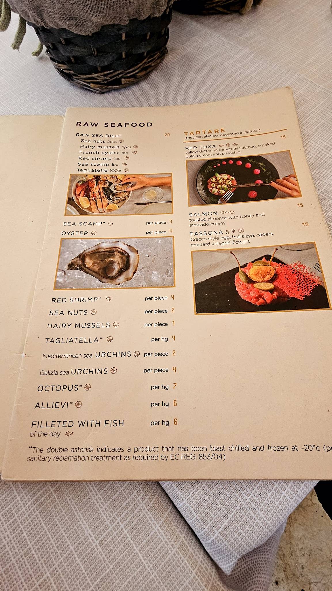 Menu di Alterno - Ristorante e American Bar Bari 