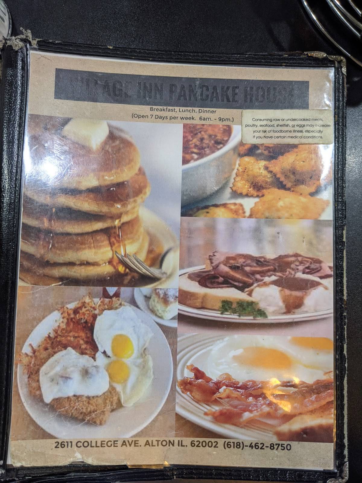 Menu at Alton Village Inn Pancake House restaurant, Alton