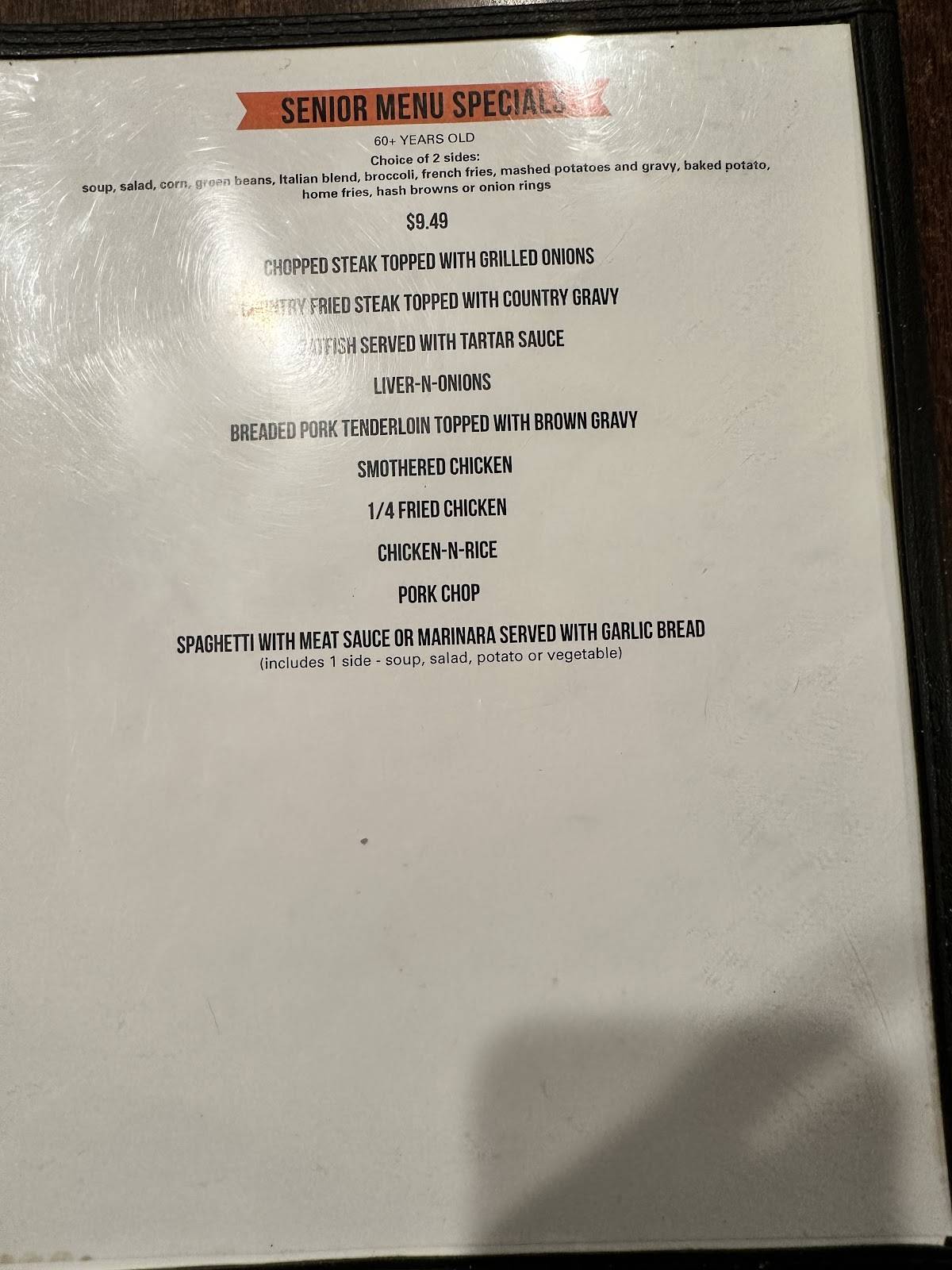 Menu at Alton Village Inn Pancake House restaurant, Alton