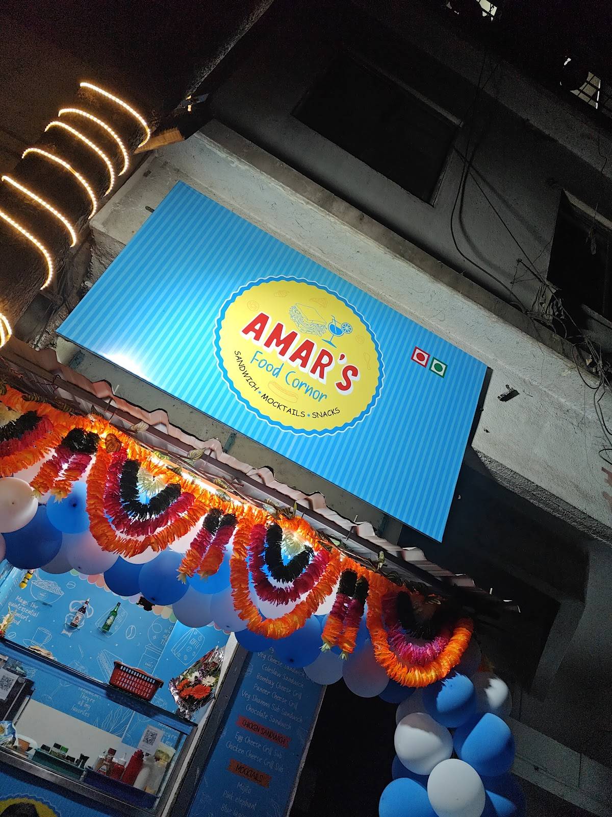 Amar's Food Cornor menu