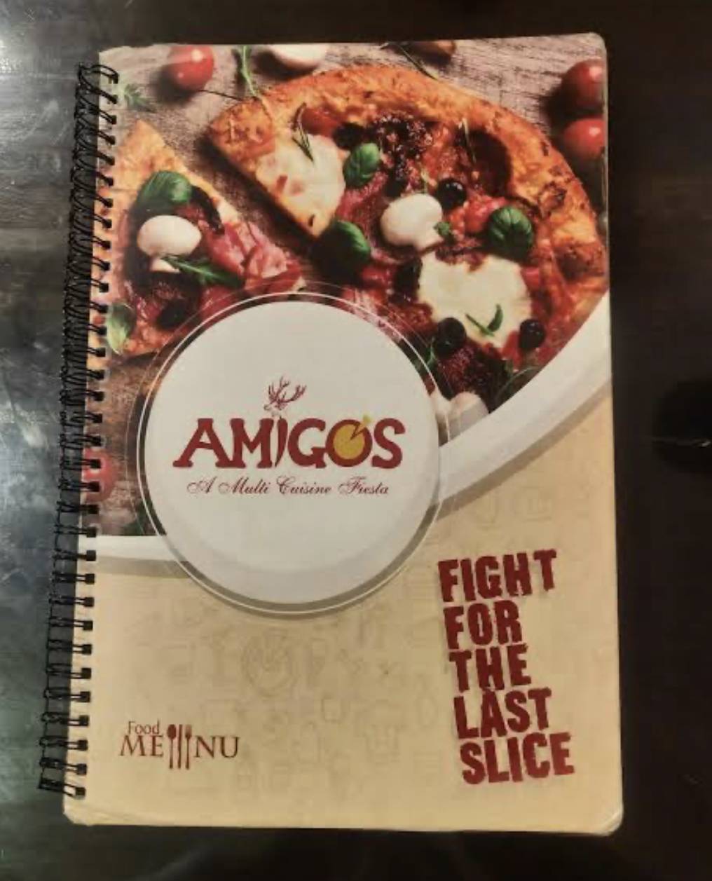 Amigos امیگوس menu