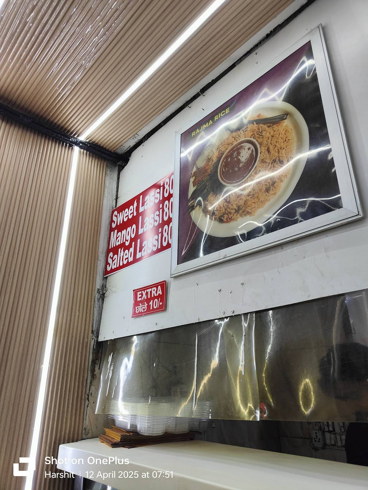 Anand Ji Chole Bhature Wale menu