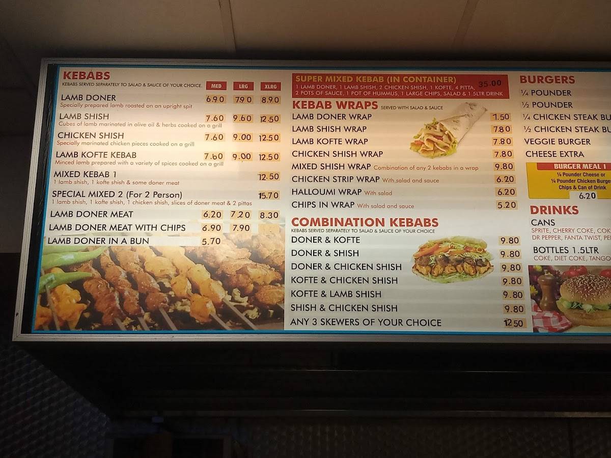 Menu at Anchor Fish & Chips fast food, Ingatestone