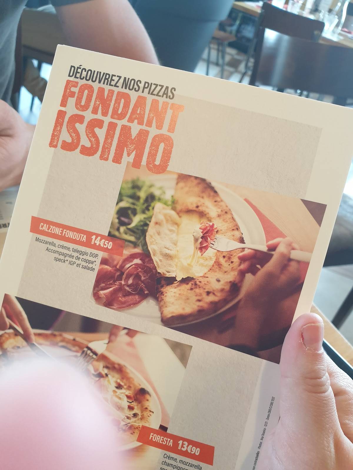Menu de Ristorante Del Arte - Anglet