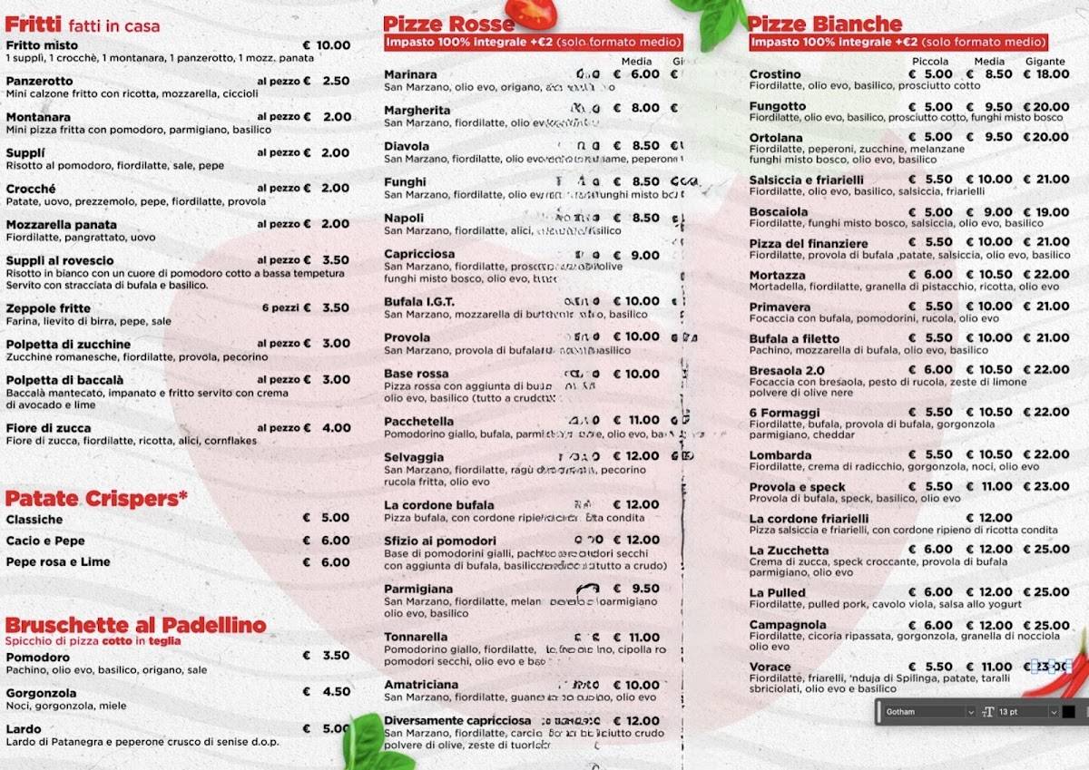 Menu di Antica Ricetta 