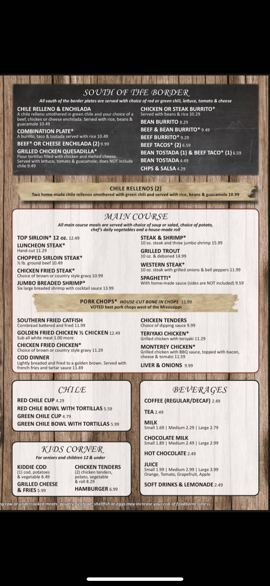 Menu at Appleridge Cafe, Wheat Ridge
