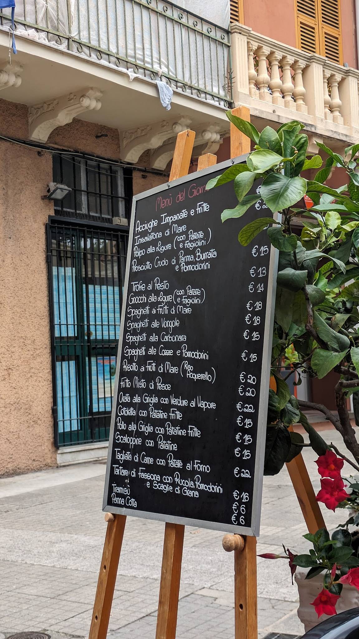 Menu di Caffè Roma 
