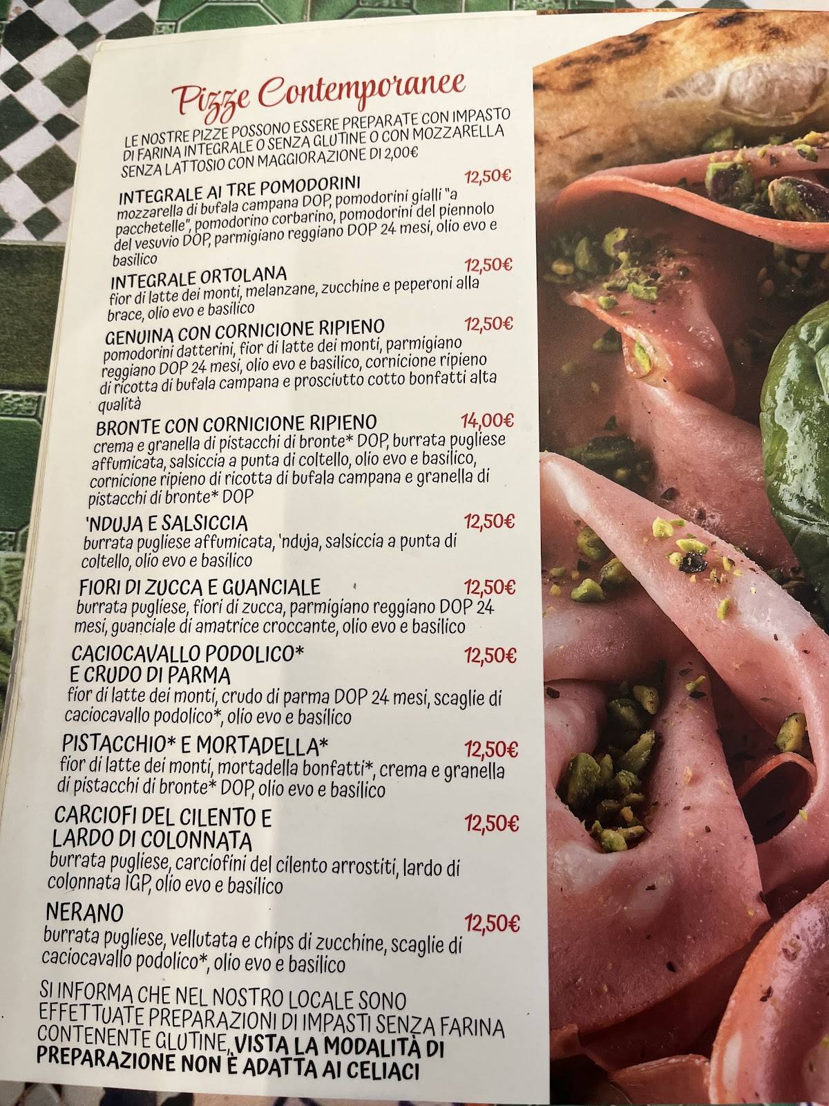 Menu di Assaje 