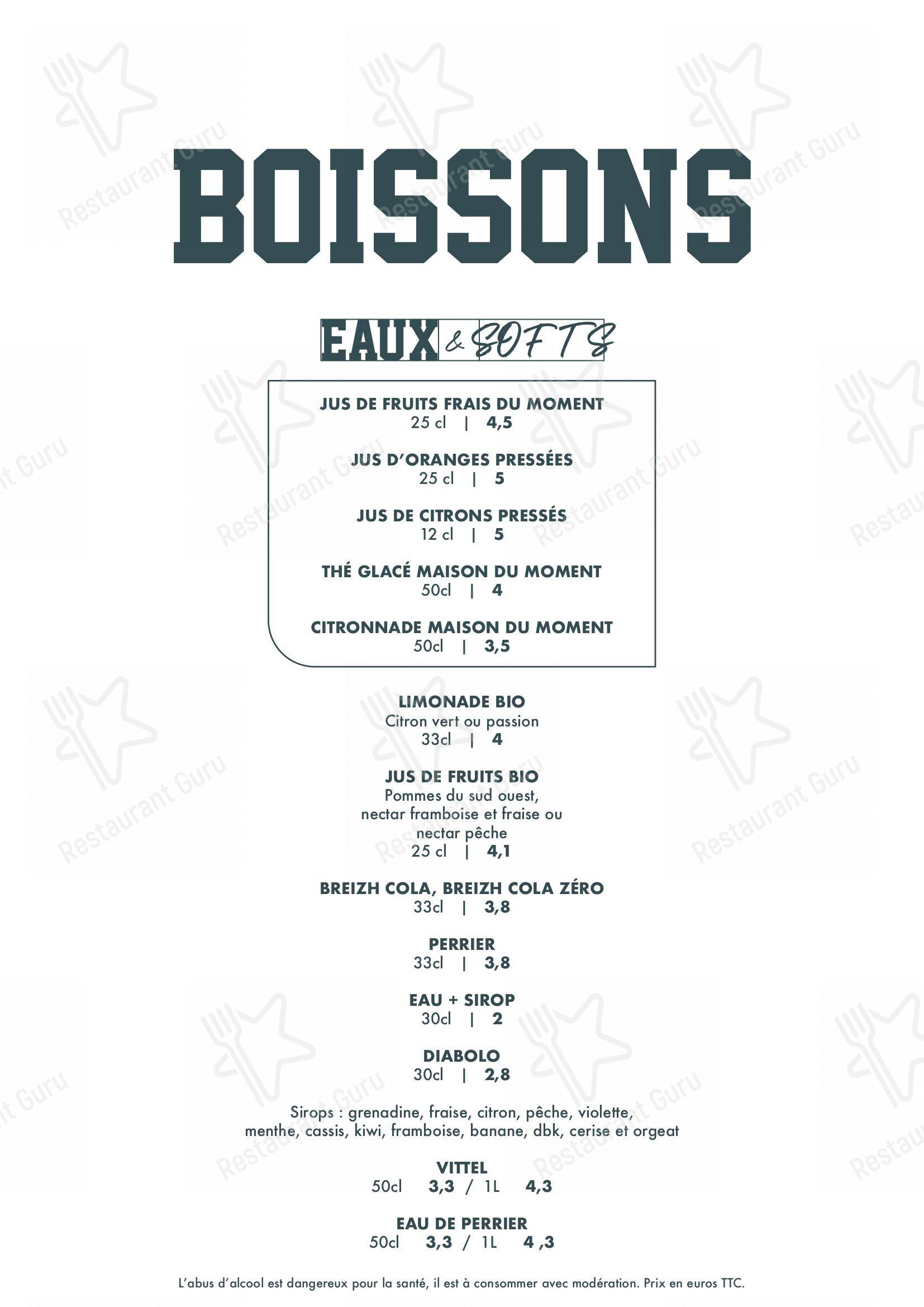 BDS Restaurant Rennes dans Rennes - Крафт меню
