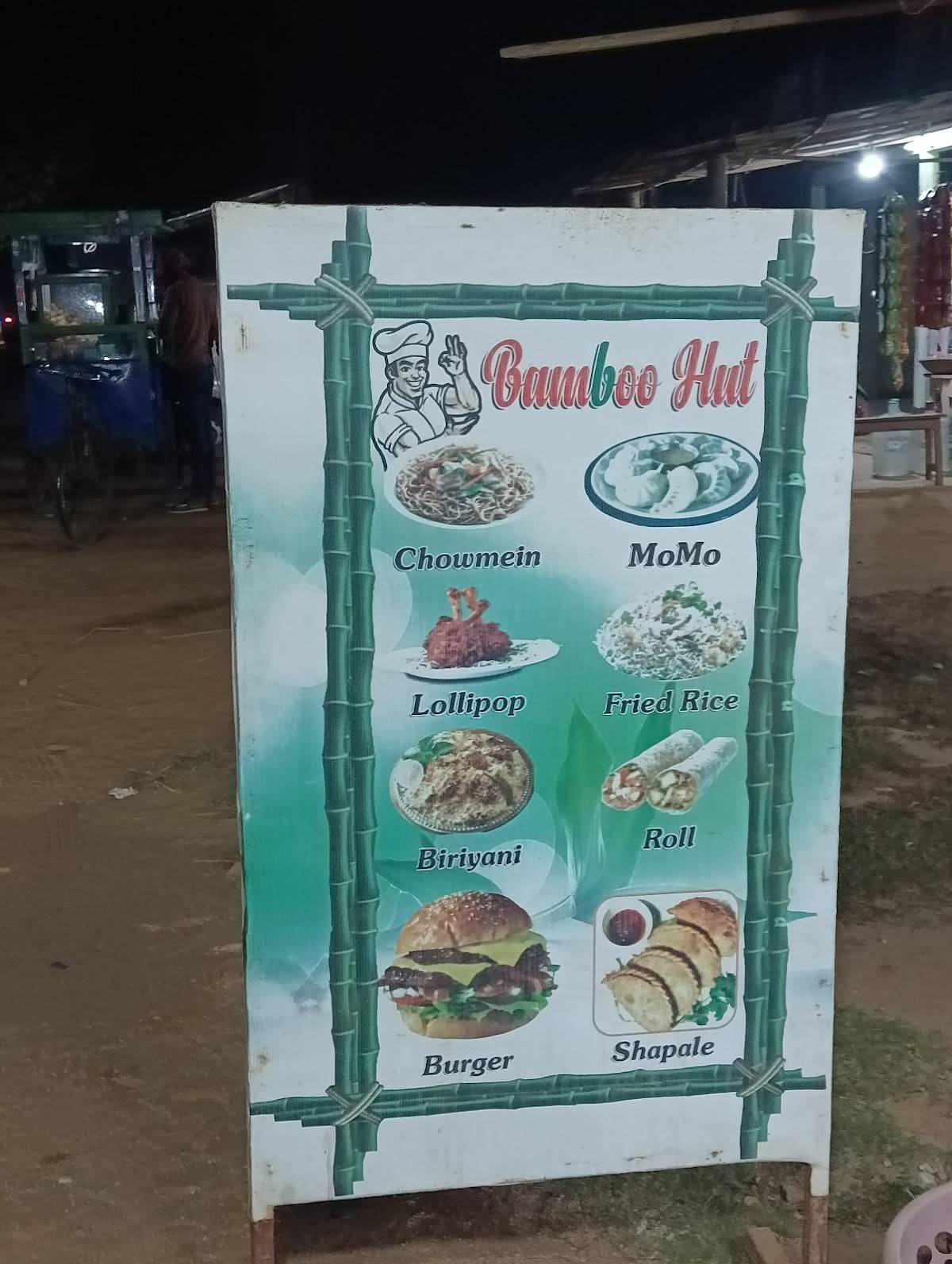 Menu at Bamboo Hut, Dudhnoi