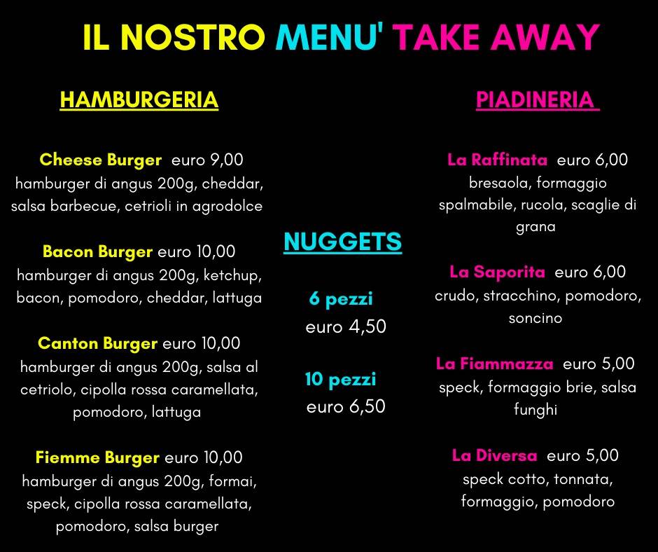 Menu di Bar Canton 