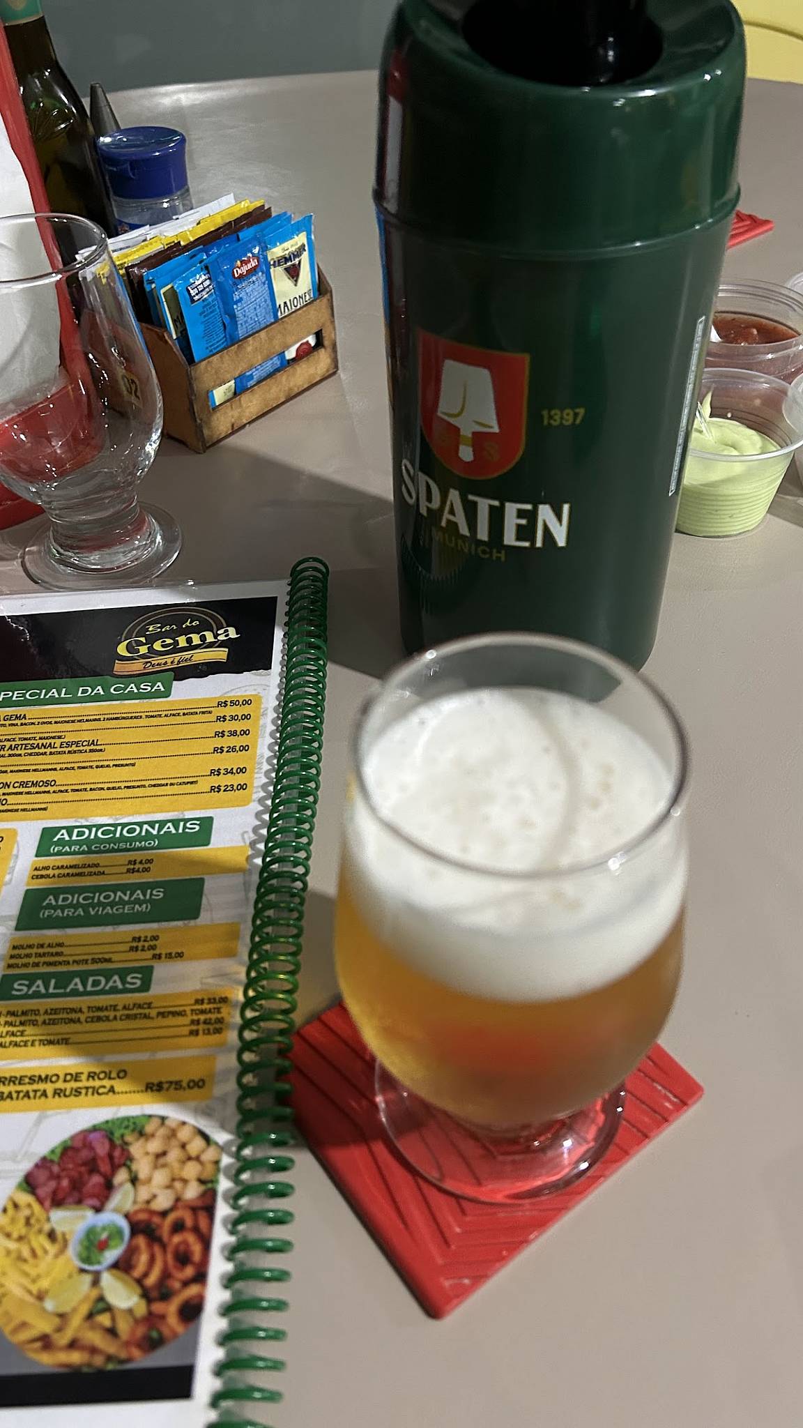 Bar Do Gema cardápio