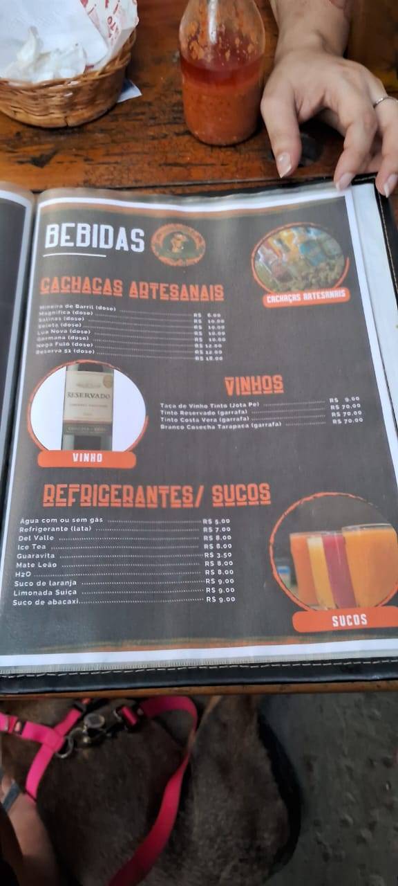 Bar Gato de Botas cardápio
