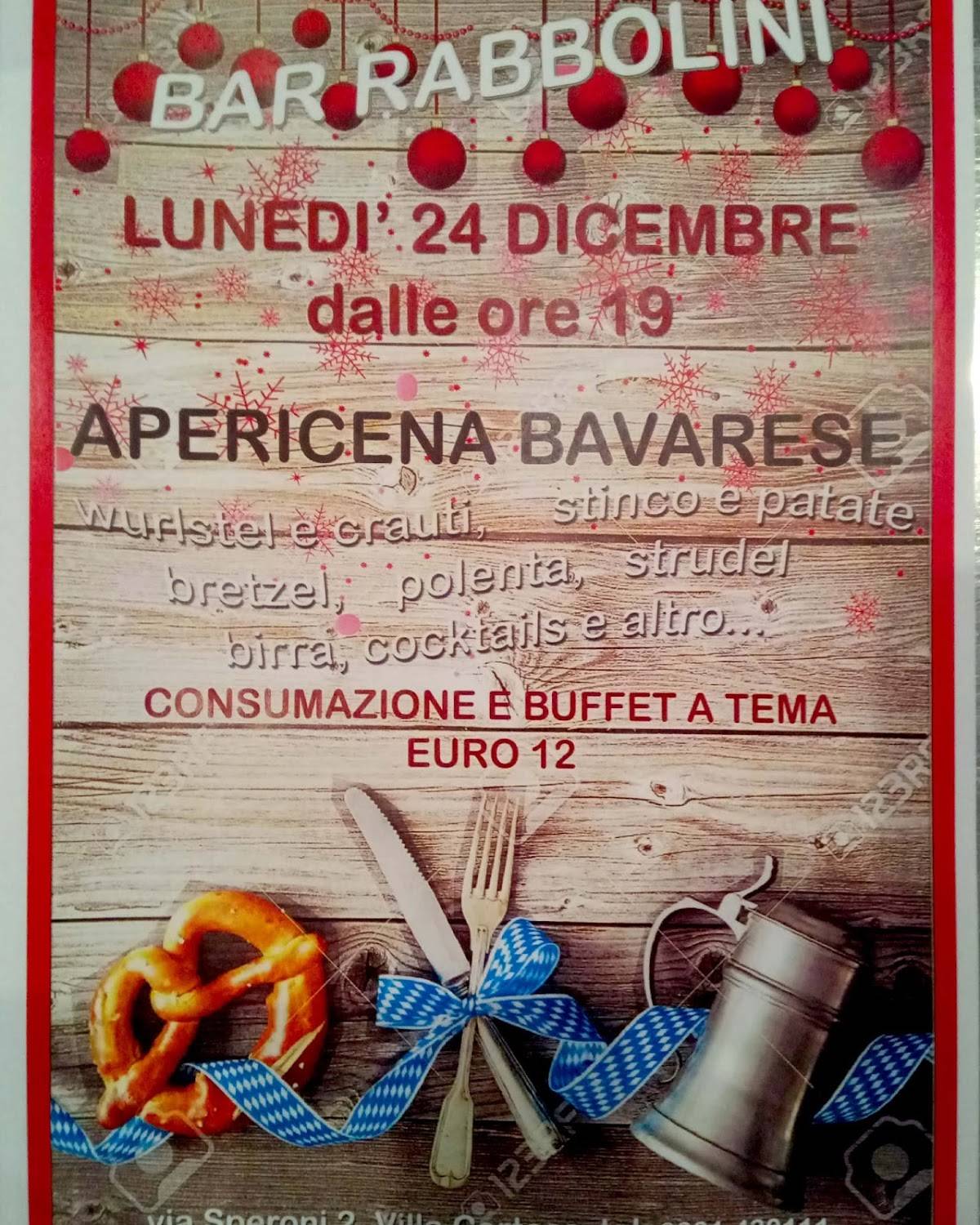 Menu di Bar Rabbolini di Joeraf Snc 