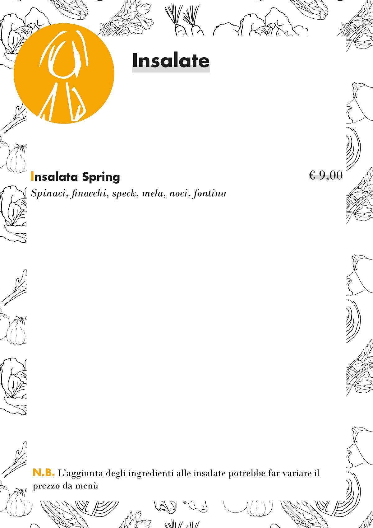 Menu di Bar Sunrise 