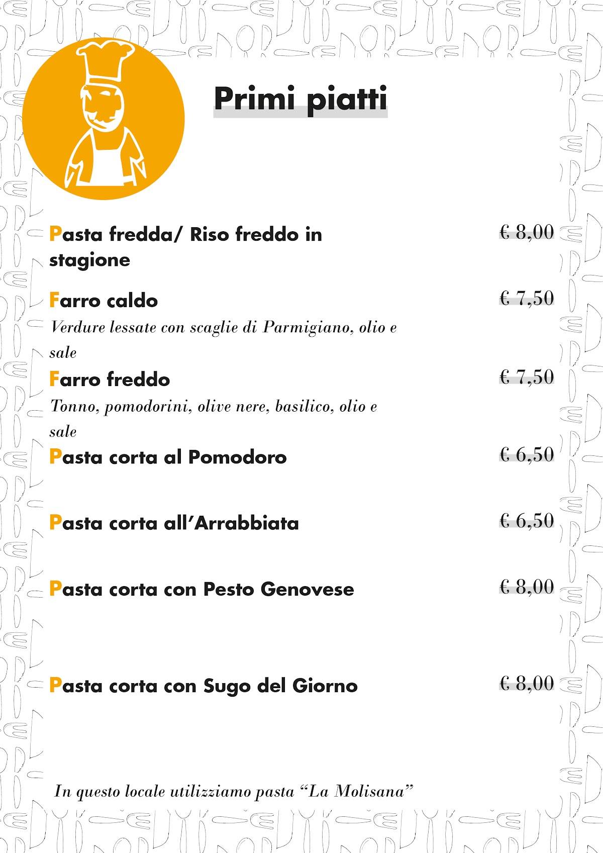 Menu di Bar Sunrise 