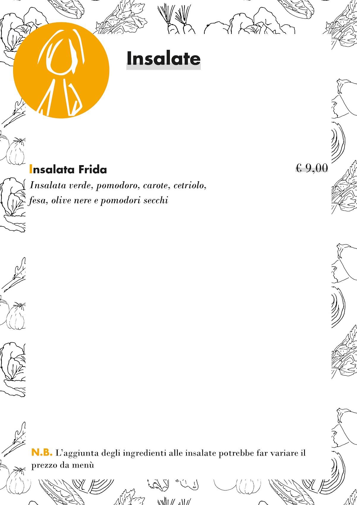 Menu di Bar Sunrise 