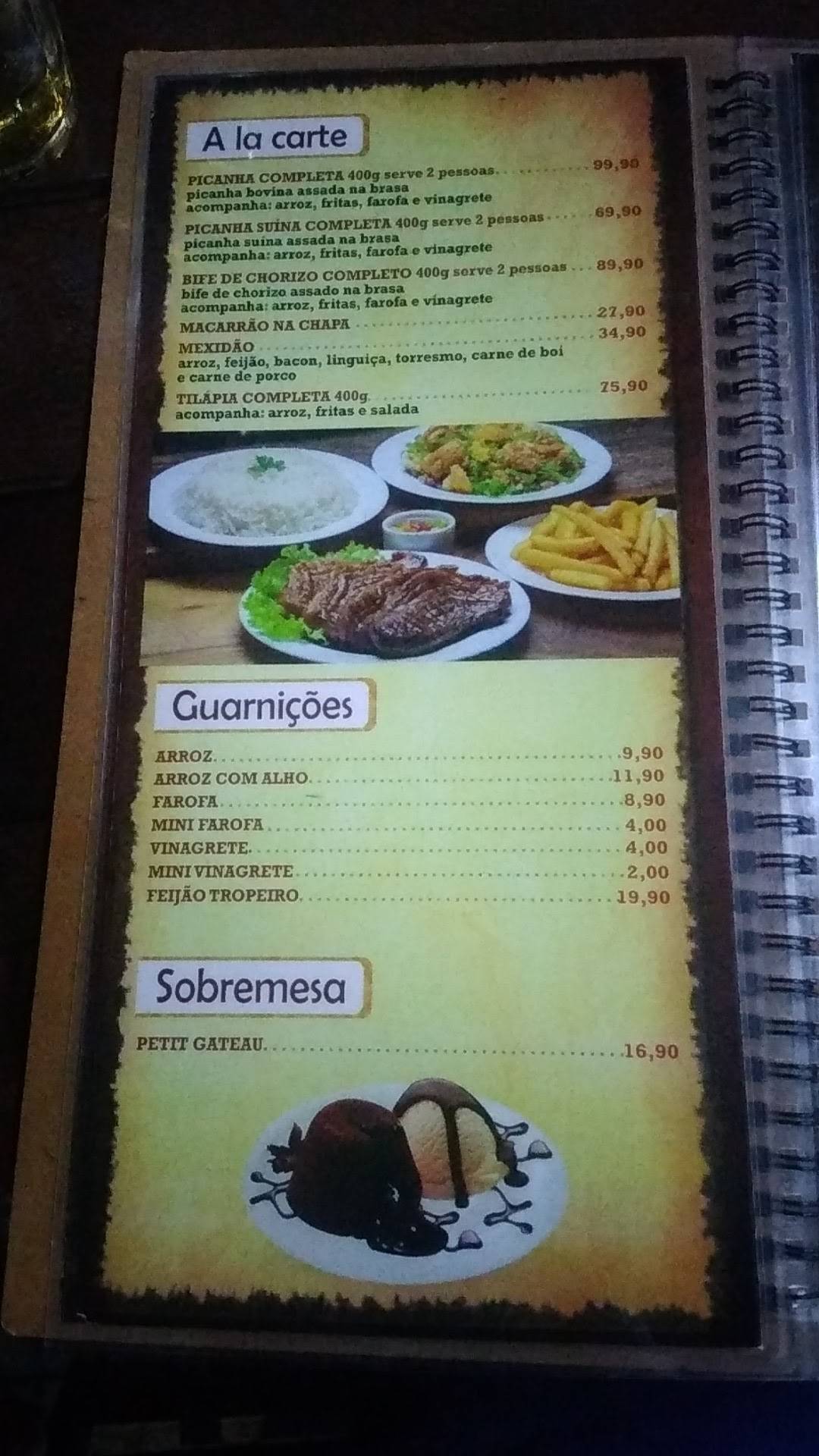 Bar do Helmio III cardápio
