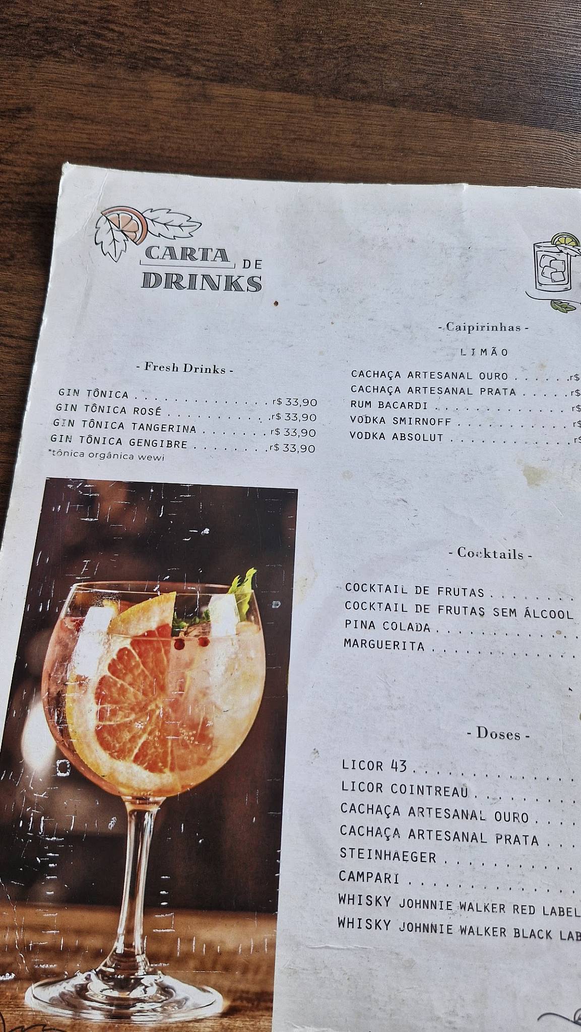 Barracuda Restaurante cardápio