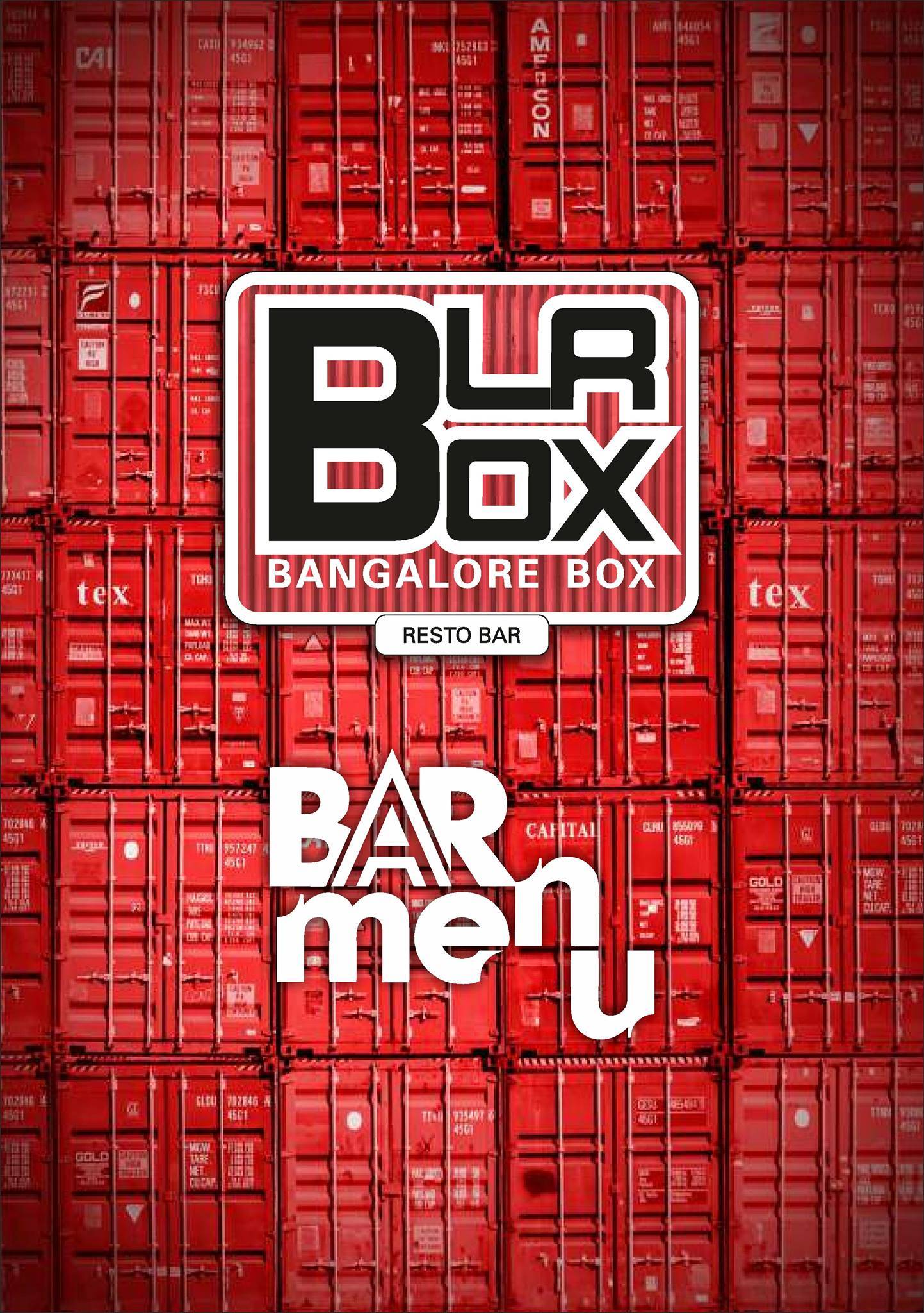 Bengaluru Box menu