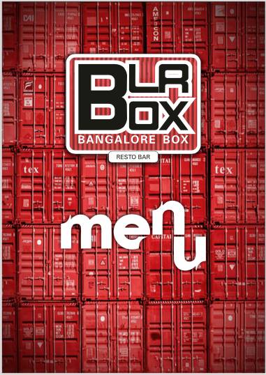 Bengaluru Box menu