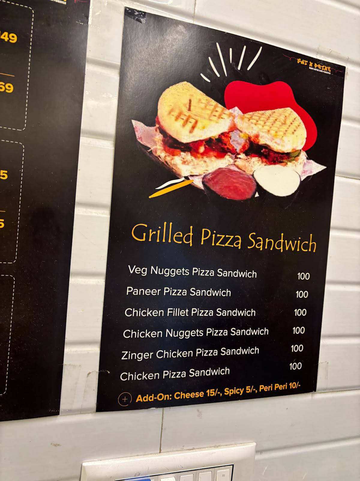 EAT N DRINK menu