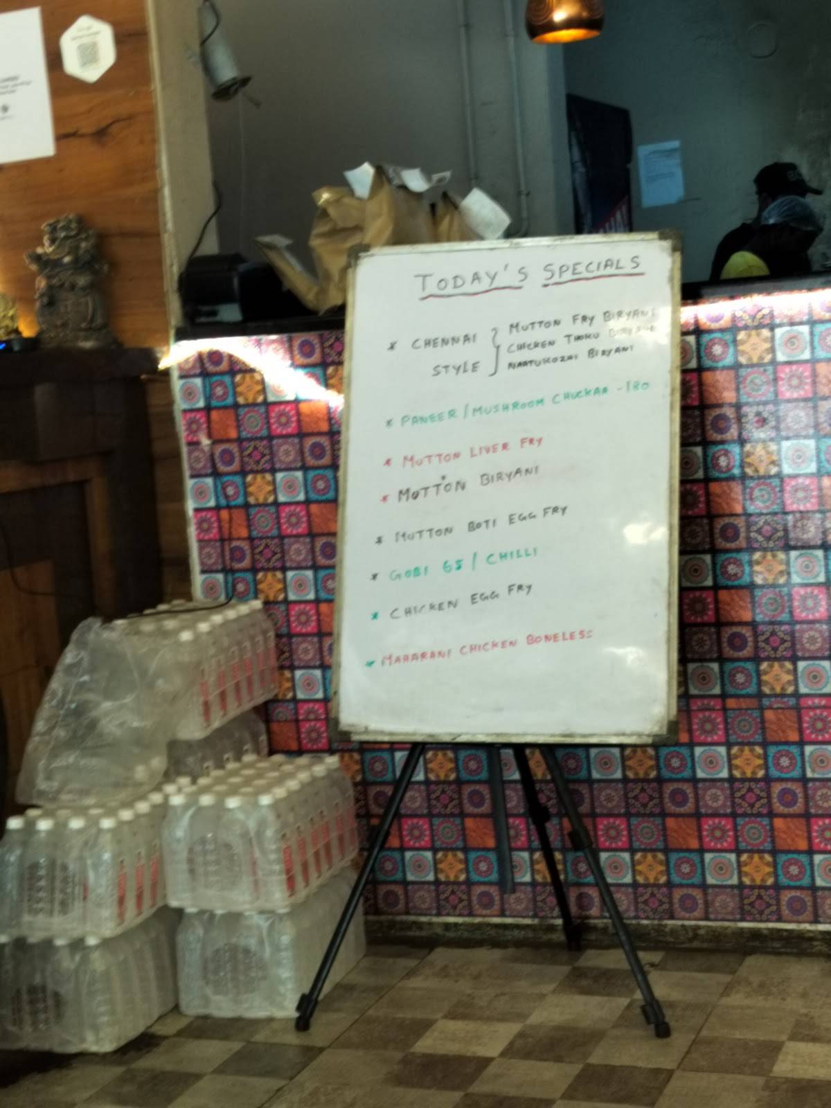 TN 81 - Taste of Tamil Nadu menu