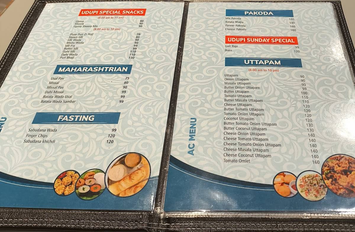 Bharati veg treat marol menu