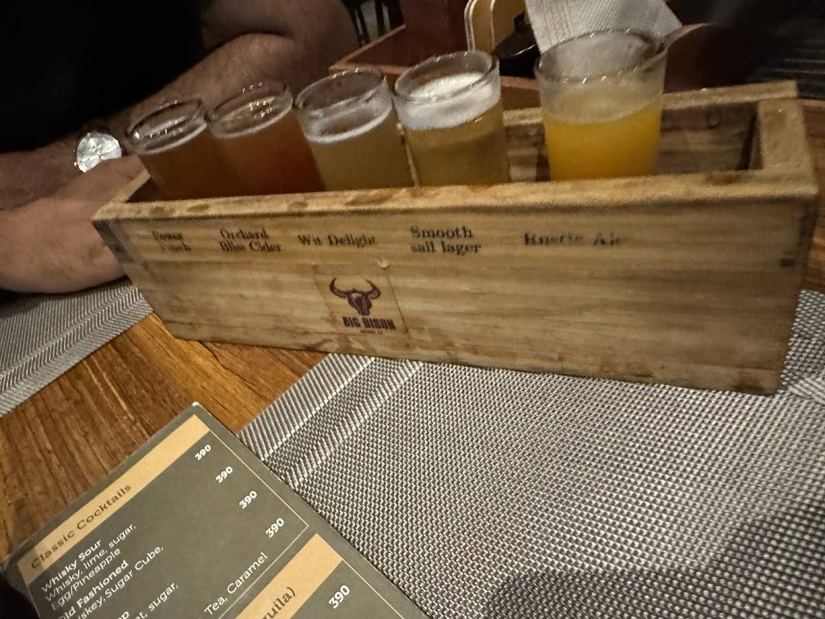Big Bison Brewing Co. menu