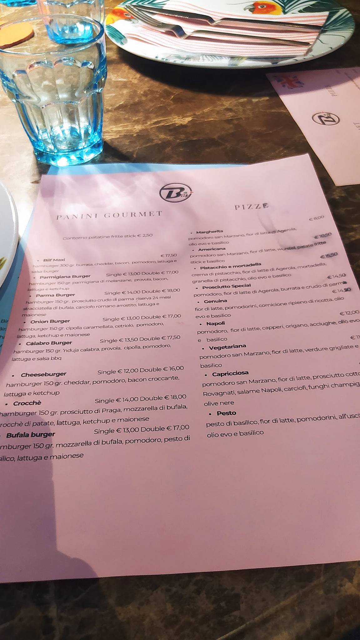 Menu di Biif 