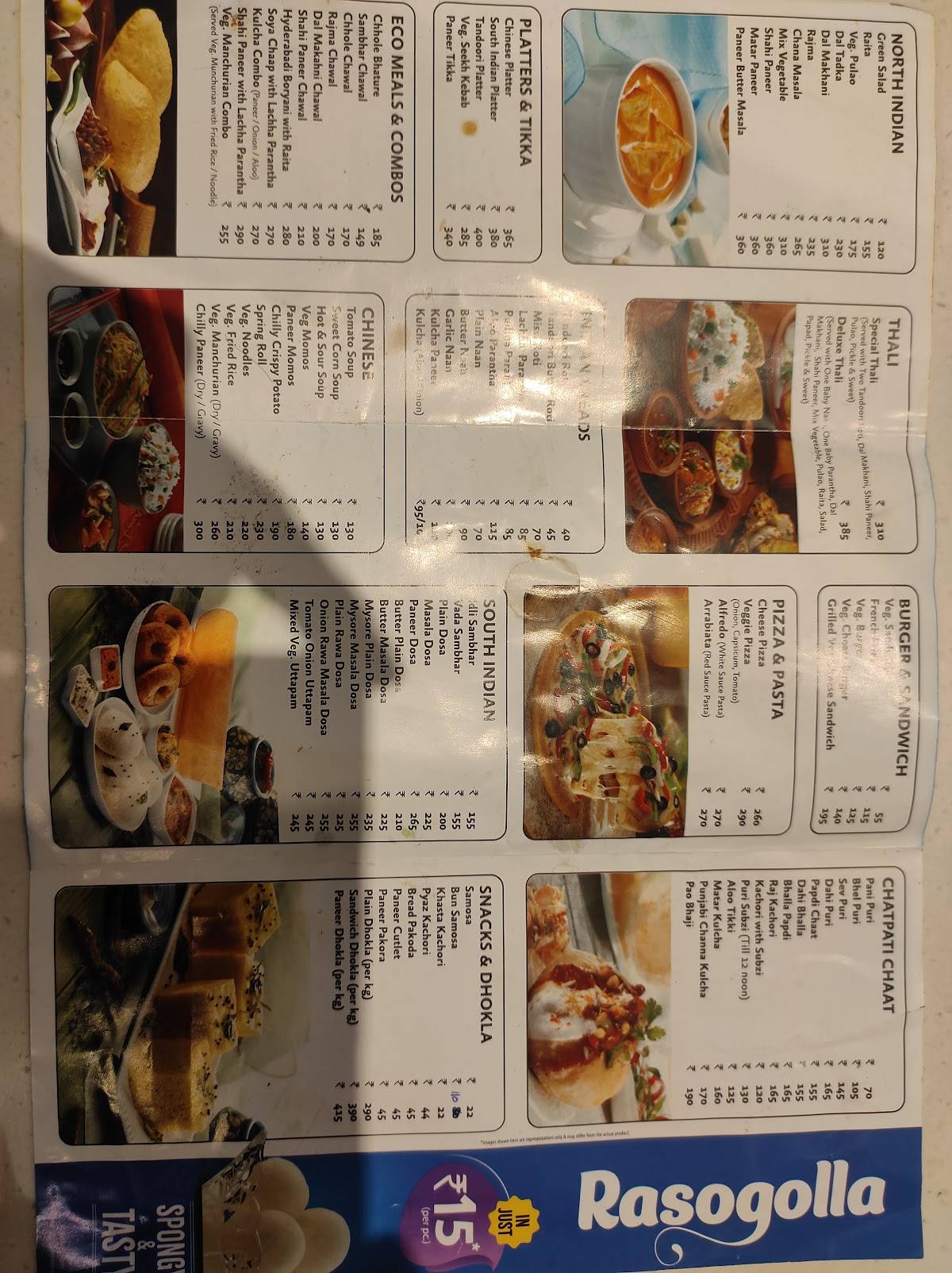Bikanervala Sahibzada Ajit Singh Nagar Punjab menu