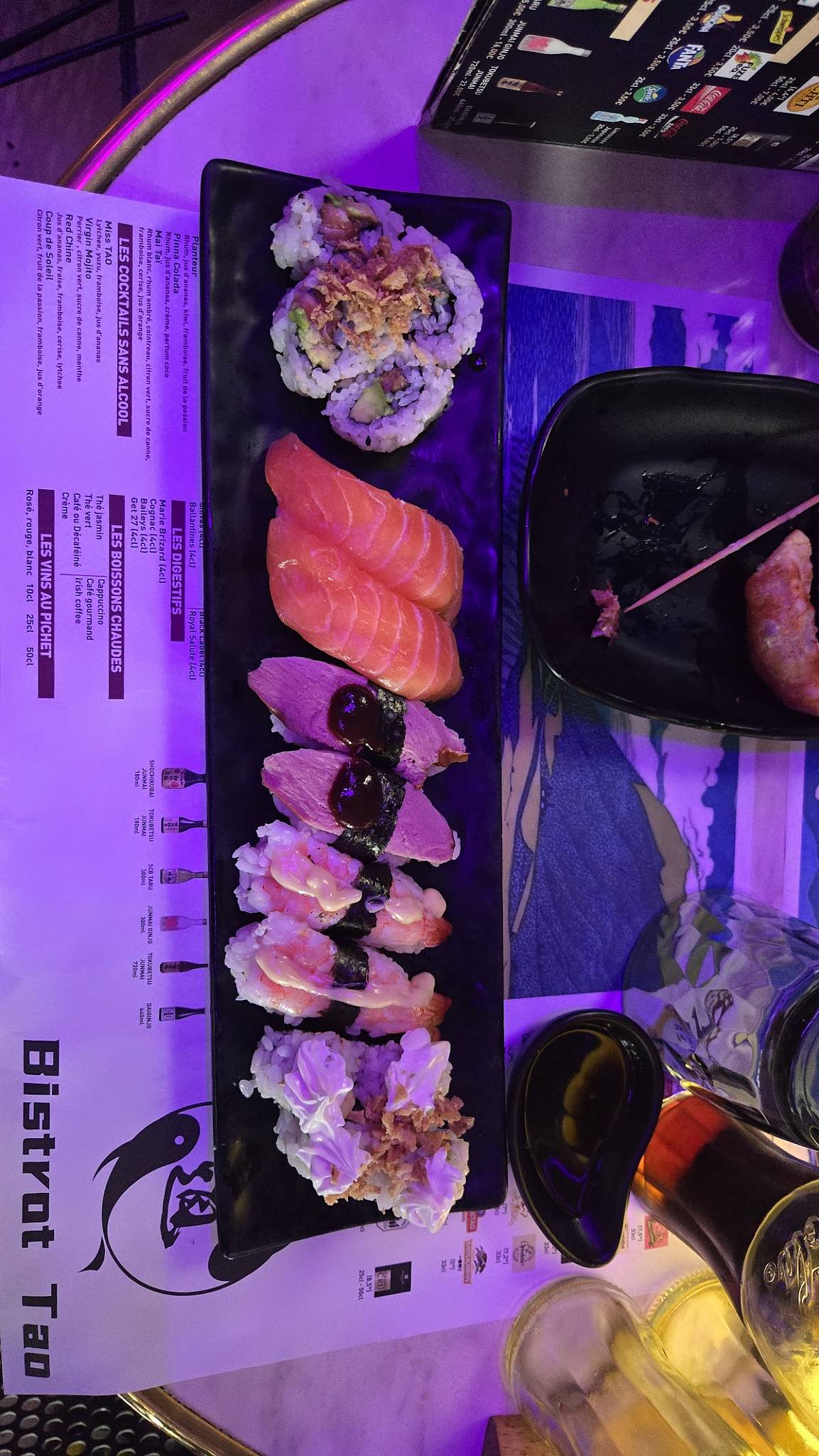 Menu de Bistrot Tao
