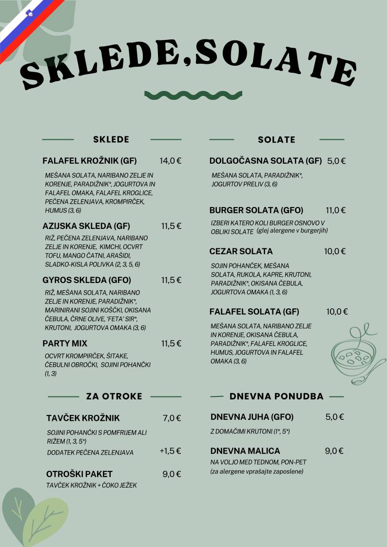 Menu di Tavci Kuhna & Ayatana deli 