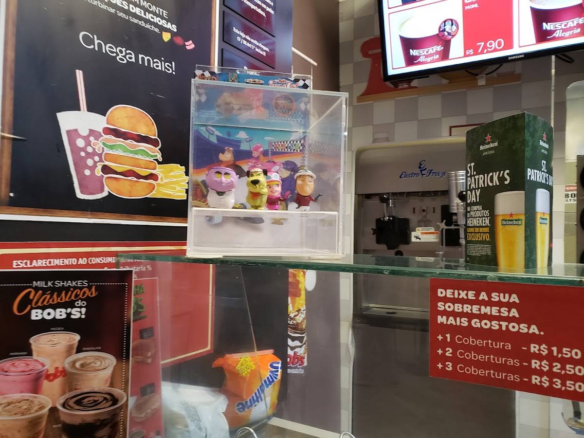 Bob's Burger - Aeroporto Guarulhos T3 Mezanino cardápio