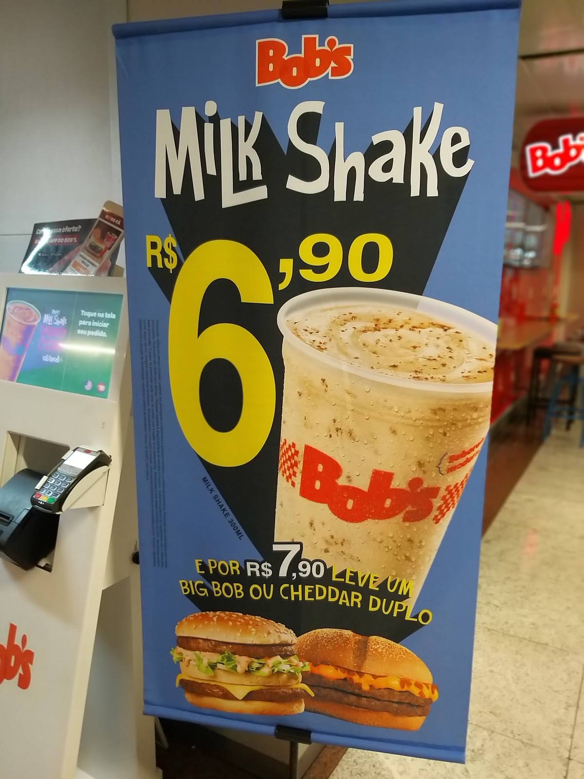Bob's Burger - Aeroporto Guarulhos T3 Mezanino cardápio