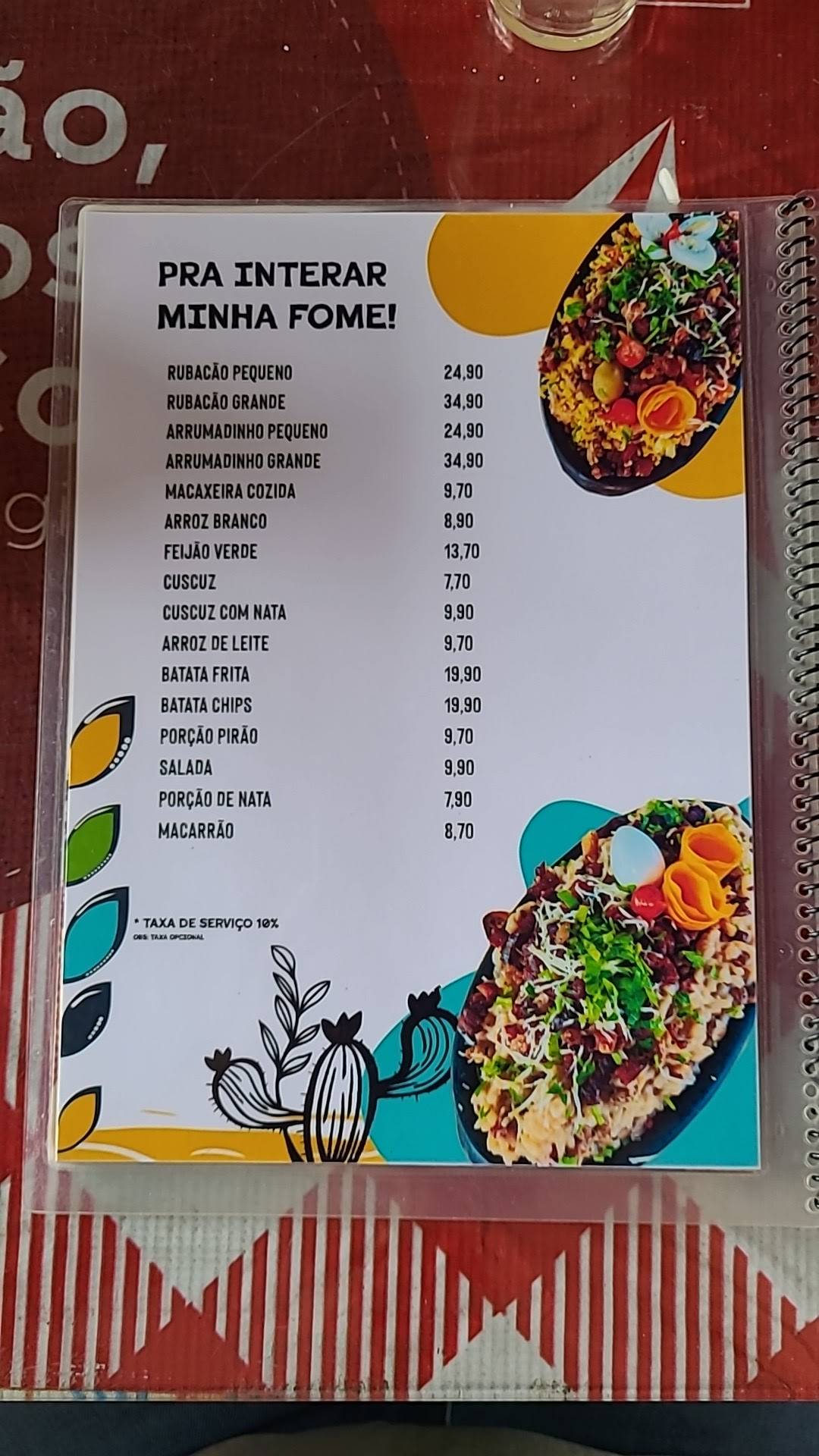 Bododromo Lá em Mãe - Restaurante e Bar Campina Grande cardápio