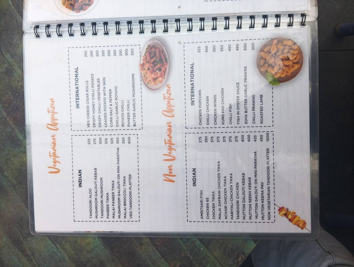 BohoBar menu