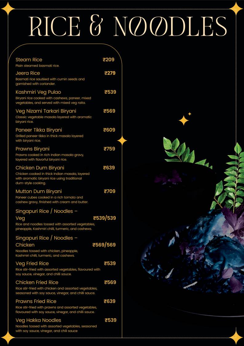 Bombay Bistro menu