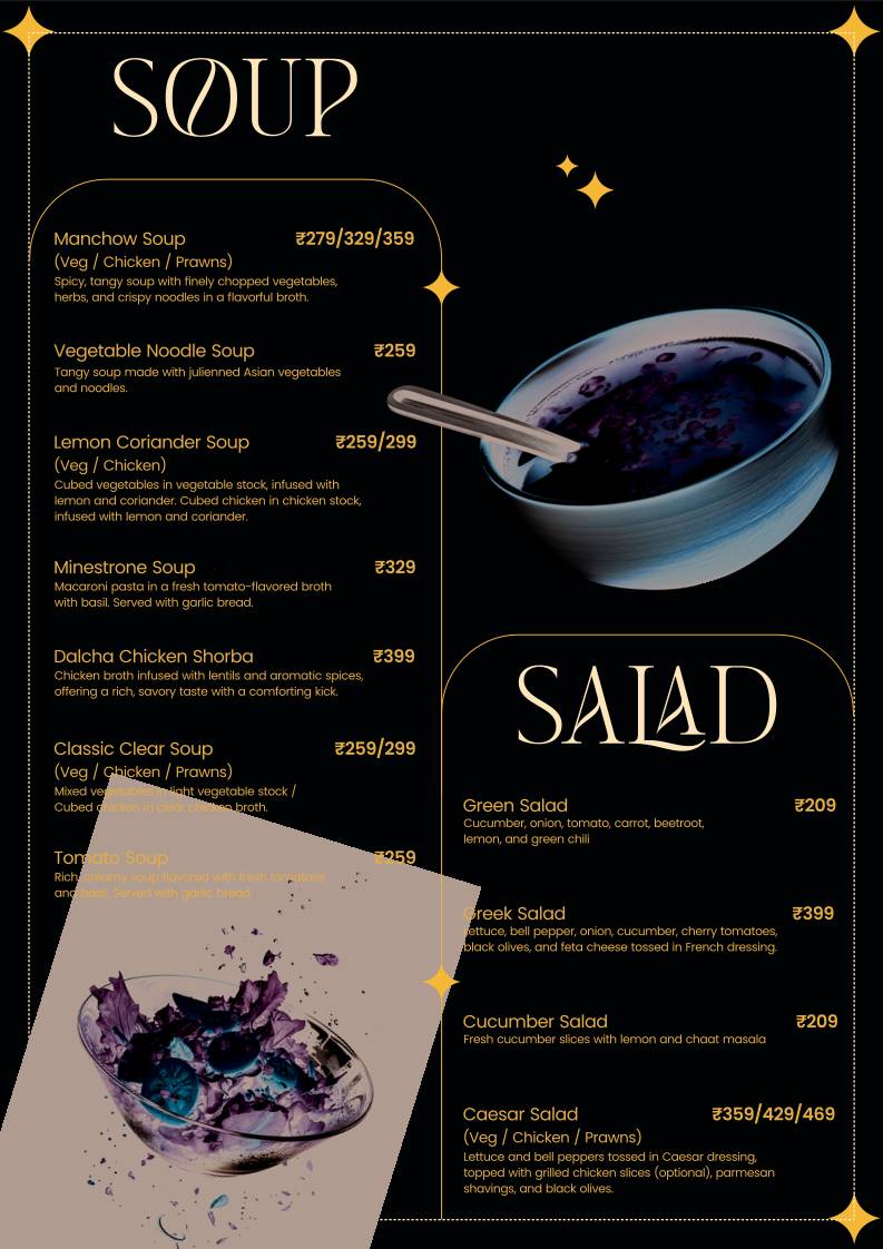 Bombay Bistro menu