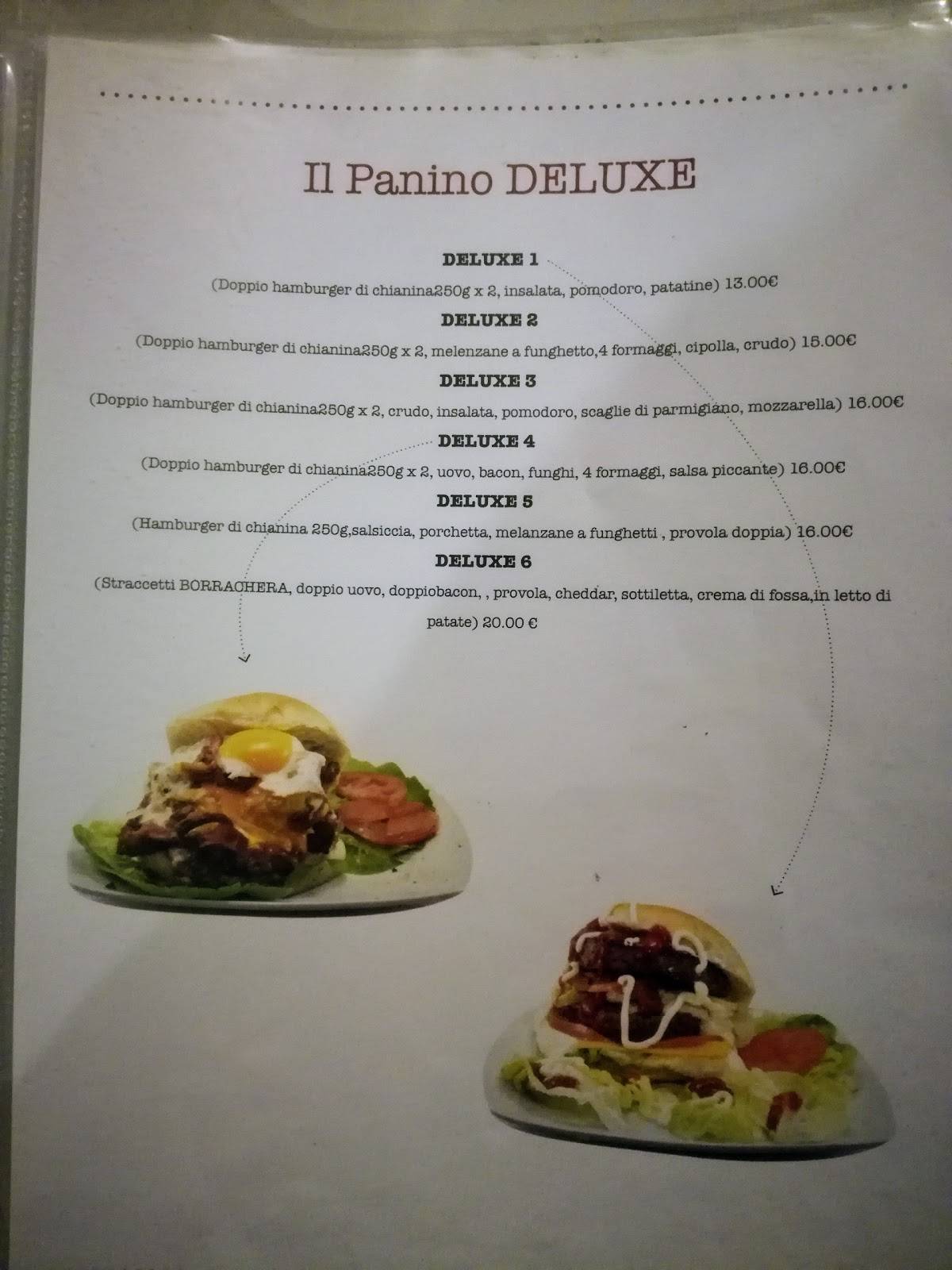 Menu di Borrachera Cantina 