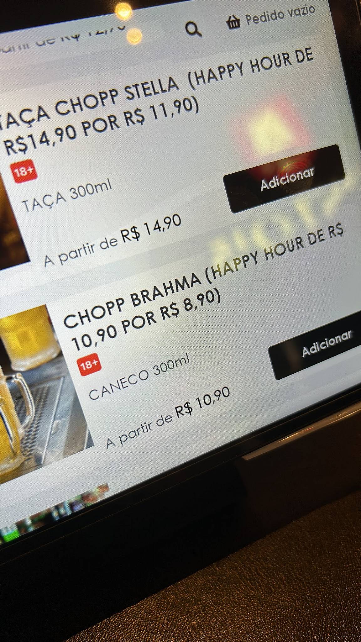 Boteco Posto 15 cardápio