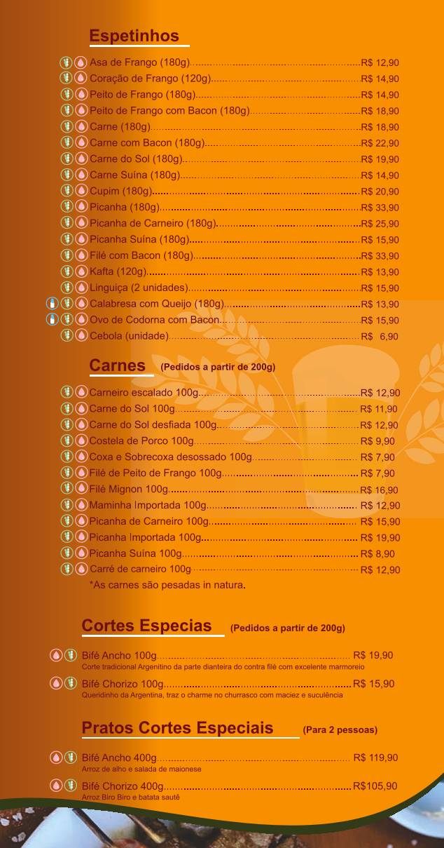 Boteco do Ciço cardápio