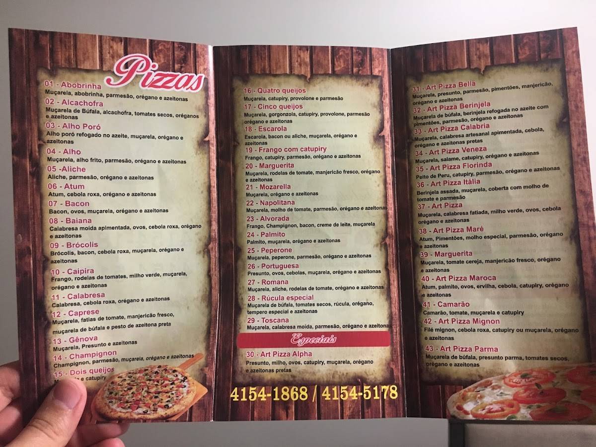 Box 57 Pizza Delivery cardápio