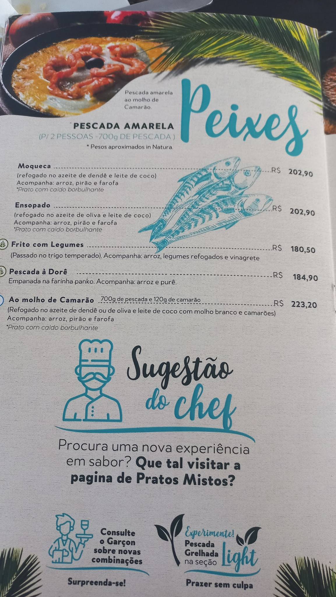 Restaurante Ki-Mukeka cardápio