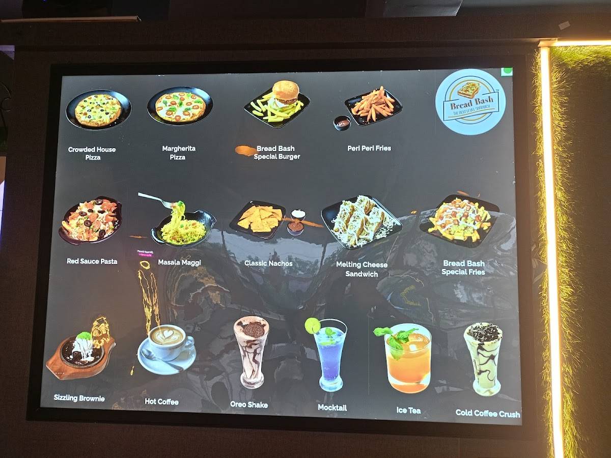 Bread Bash Cafe menu