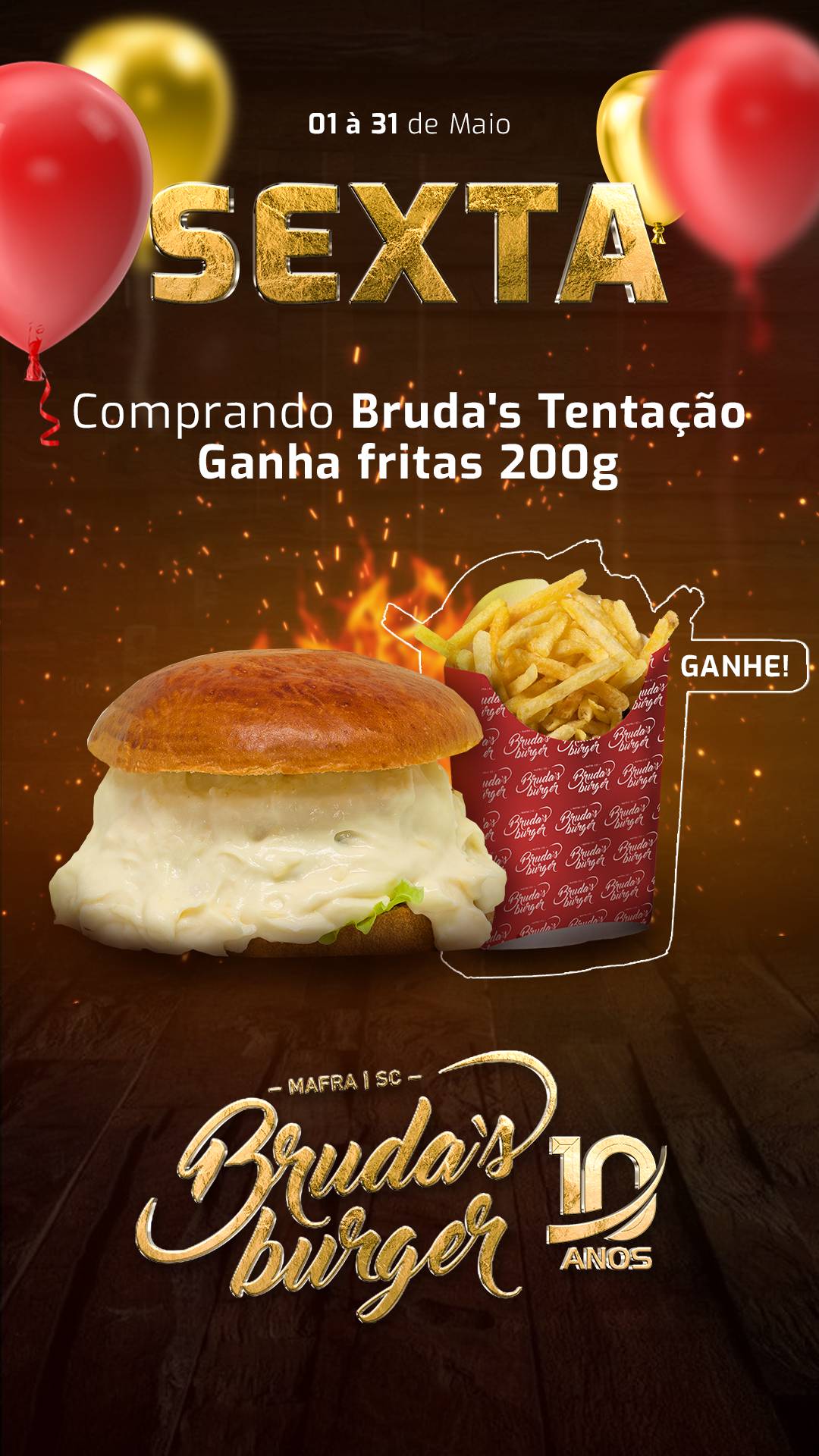 Brudas Burger cardápio