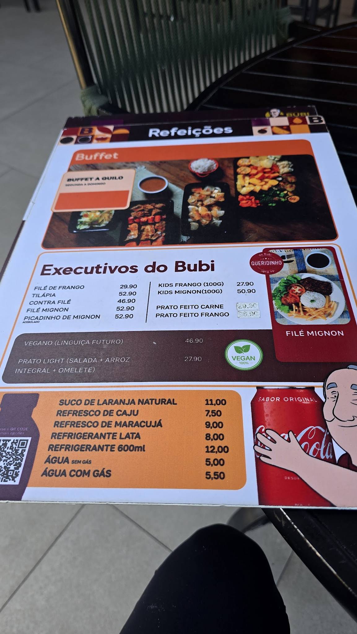 Casa do Bubi - Restaurante e Lanchonete cardápio