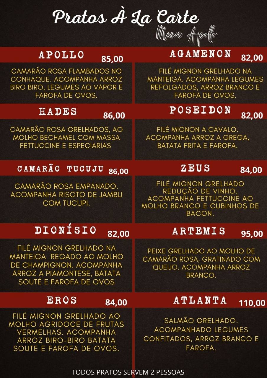 Cê qué Sushi ? cardápio