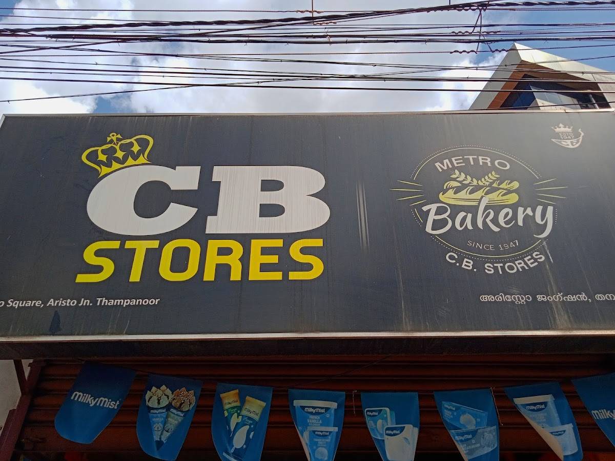 CB stores &Bakery menu